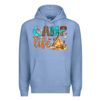 Colony Blue Camp Life Premium Hoodie - BundleAndBundleShop