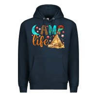 Navy Camp Life Premium Hoodie - BundleAndBundleShop