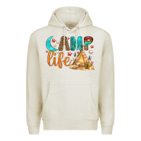 Oatmeal Heather Camp Life Premium Hoodie - BundleAndBundleShop