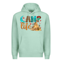 Seafoam Camp Life Premium Hoodie - BundleAndBundleShop