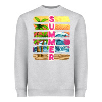 Heather Grey summer with background tbw Heavyweight Sweatshirt - texasbilliewilder