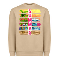 Mushroom summer with background tbw Heavyweight Sweatshirt - texasbilliewilder