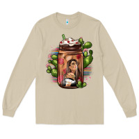 Mushroom mexican coffee cup cactus Long Sleeve Tee - JahusDesignShop
