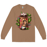 Toasted Coconut mexican coffee cup cactus Long Sleeve Tee - JahusDesignShop