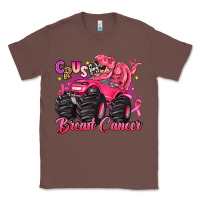 Chestnut crush breast cancer monster truck with dinosaur Classic Tee - JahusDesignShop