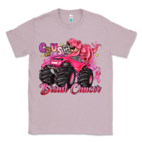 Lilac crush breast cancer monster truck with dinosaur Classic Tee - JahusDesignShop