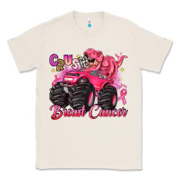 Natural crush breast cancer monster truck with dinosaur Classic Tee - JahusDesignShop