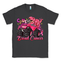 Smoke crush breast cancer monster truck with dinosaur Classic Tee - JahusDesignShop
