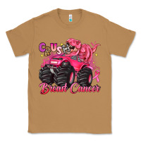 Toasted Coconut crush breast cancer monster truck with dinosaur Classic Tee - JahusDesignShop