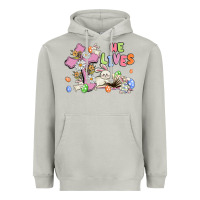 Moon Dust he lives with bunnys and eggs Heavyweight Hoodie - MaliasSmallBusiness