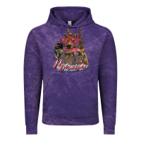 Cloud Purple mother's day mama bear wıth bandana and glasses Vintage Hoodie - RanaPortraitStore