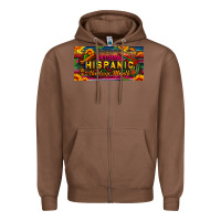Chestnut national hispanic heritage month license plate Zipper Hoodie - BundleAndBundleShop
