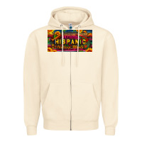 Sandshell national hispanic heritage month license plate Zipper Hoodie - BundleAndBundleShop