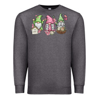 Charcoal Heather spring gnomes Premium Sweatshirt - MaliasSmallBusiness