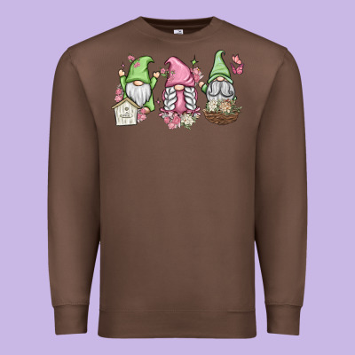 Spring Gnomes Premium Sweatshirt Designed By Maliassmallbusiness