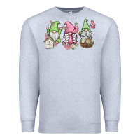 Heather Grey spring gnomes Premium Sweatshirt - MaliasSmallBusiness