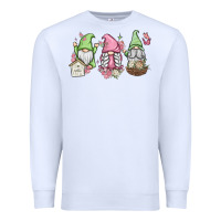 White spring gnomes Premium Sweatshirt - MaliasSmallBusiness