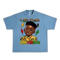 Pebble Blue little mister juneteenth Urban Heavy Tee - HRA Design Shop