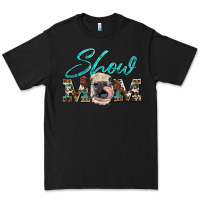 Black show mom aztec cowhide heifer Premium Tee - Artiststas