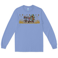 Colony Blue merry christmas cross Long Sleeve Tee - JahusDesignShop