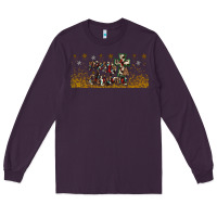Plum merry christmas cross Long Sleeve Tee - JahusDesignShop