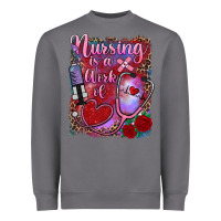 Storm nursing is a work of heart Heavyweight Sweatshirt - RanaPortraitStore
