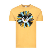 Vintage Mustard penguin sunflower Vintage Tee - RanaPortraitStore