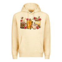 Pina Colada Honey And Bee With Flower Coffee Cup Premium Hoodie - BundleAndBundleShop