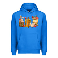 True Royal Honey And Bee With Flower Coffee Cup Premium Hoodie - BundleAndBundleShop