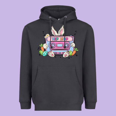 Hip Hop Easter Heavyweight Hoodie Designed By Maliassmallbusiness