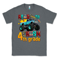 Charcoal Heather ready to school crush 4th grade Classic Tee - AdoDesignShop