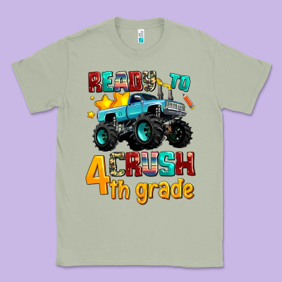 Ready To School Crush 4th Grade Classic Tee Designed By Adodesignshop