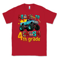 Red ready to school crush 4th grade Classic Tee - AdoDesignShop
