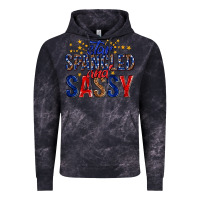 Cloud Black star spangled and sassy billie wilder Vintage Hoodie - texasbilliewilder