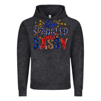 Vintage Black star spangled and sassy billie wilder Vintage Hoodie - texasbilliewilder