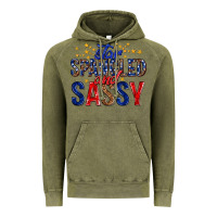 Vintage Olive star spangled and sassy billie wilder Vintage Hoodie - texasbilliewilder
