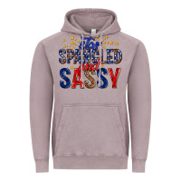 Vintage Zinc star spangled and sassy billie wilder Vintage Hoodie - texasbilliewilder