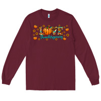 Burgundy love thanksgiving Long Sleeve Tee - JahusDesignShop