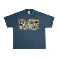 Midnight Navy happy birthday alpaca blue cup Urban Heavy Tee - BarkalooDesign
