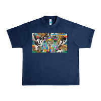 Navy happy birthday alpaca blue cup Urban Heavy Tee - BarkalooDesign