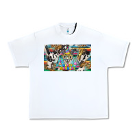 White happy birthday alpaca blue cup Urban Heavy Tee - BarkalooDesign