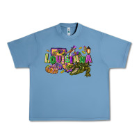 Pebble Blue louisiana mardi gras Urban Heavy Tee - FaDigitalArtStudio