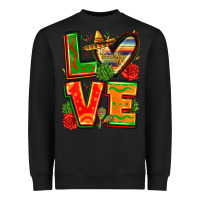 Black love mexico Heavyweight Sweatshirt - Zillion Design Studio