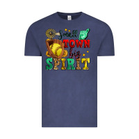 Vintage Denim small town big spirit softball Vintage Tee - Zillion Design Studio