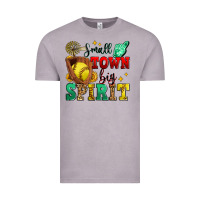 Vintage Zinc small town big spirit softball Vintage Tee - Zillion Design Studio