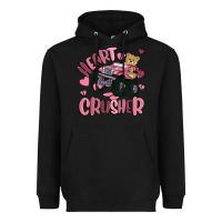 Black heart crusher Heavyweight Hoodie - MaliasSmallBusiness