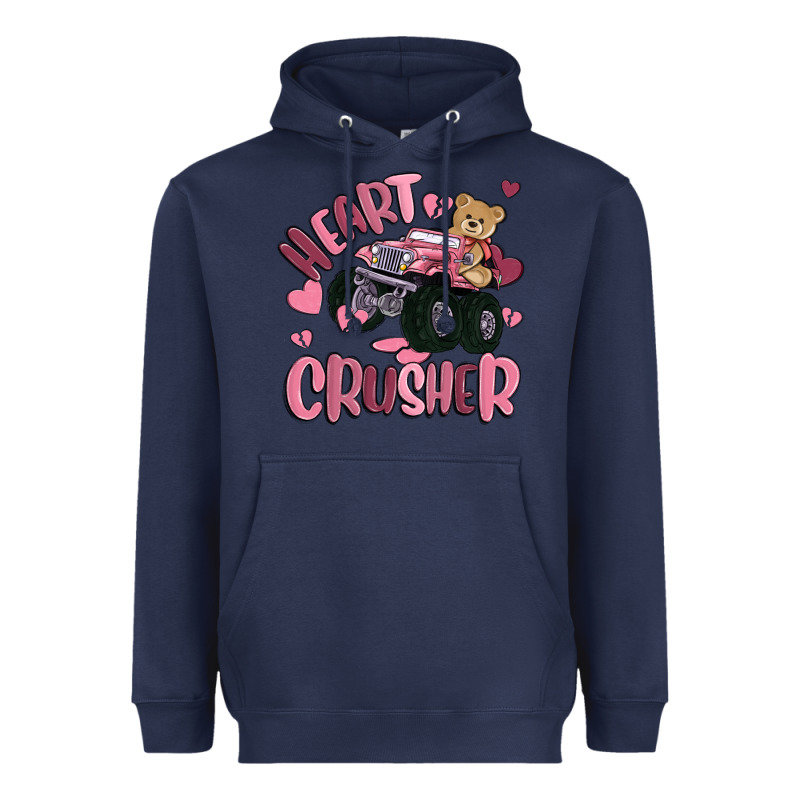 Heart Crusher Heavyweight Hoodie by MaliasSmallBusiness | Teevron