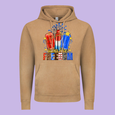 Vintage Hoodie tastes like freedom popsicles billie wilder