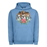 Pigment Pebble Blue Let it snow Urban Hoodie - Bettercallsaul