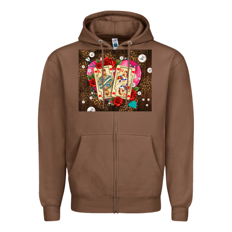 Playing Cards And Pearls Zipper Hoodie by AdoDesignShop | Teevron